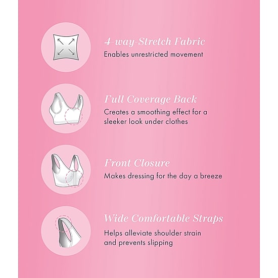 Exquisite Form FULLY® Seamless Wireless Full Coverage Bra with Front Closure -5101000