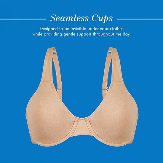 Bestform Everyday Unlined Cotton Stretch T-Shirt Bra with Underwire Support-  5000100