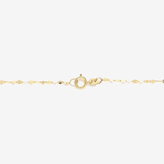 Made in Italy Womens 14K Gold 18 Inch Y Necklace