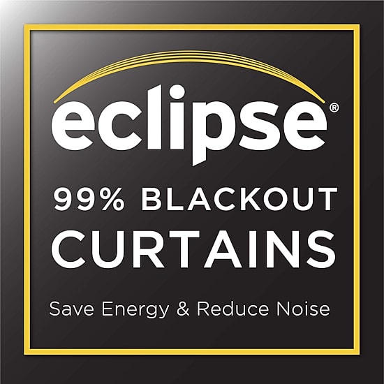 Eclipse Thermapanel Rod Pocket Light-Filtering Single Curtain Panel