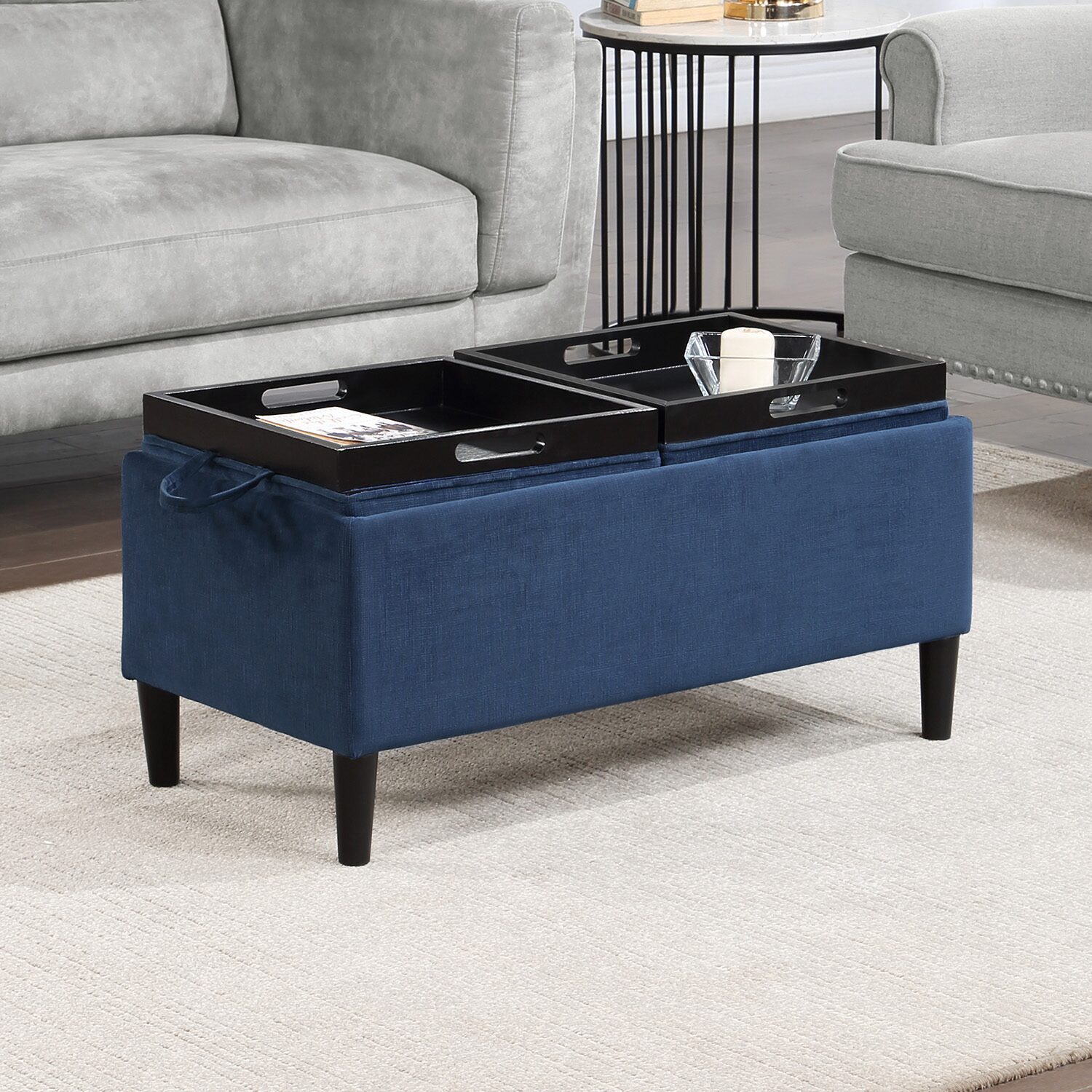 Convenience Concepts Designs4comfort Storage Ottoman