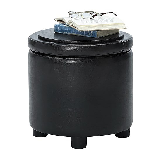 Designs4Comfort Round Storage Ottoman