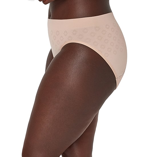 Bali Seamless Light Leak Womens Period + Leak Resistant Cooling High Cut Panty Dfslh1