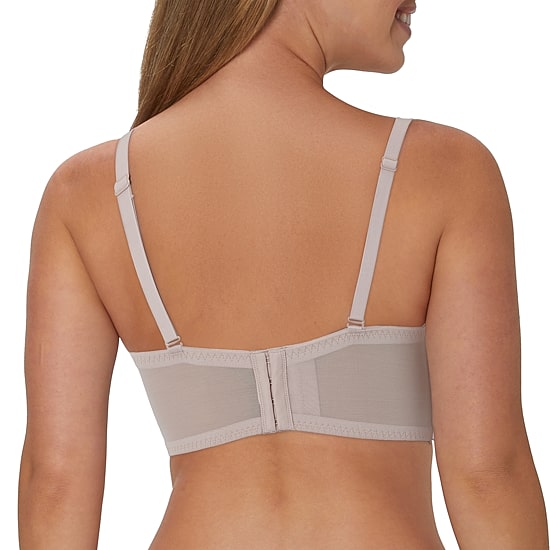 Maidenform Pure Comfort® Womens Lace Light Support Longline Wireless Bralette Dm1188