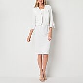 jcpenney white dresses on sale VTG'80s Ivory Lace Dress/Knee Length Wedding /Cocktail/Evening NWT Elegant floral eyelet lace design with intricate cutwork detailing Flattering fit Jcpenney Girls Jcpenney All White