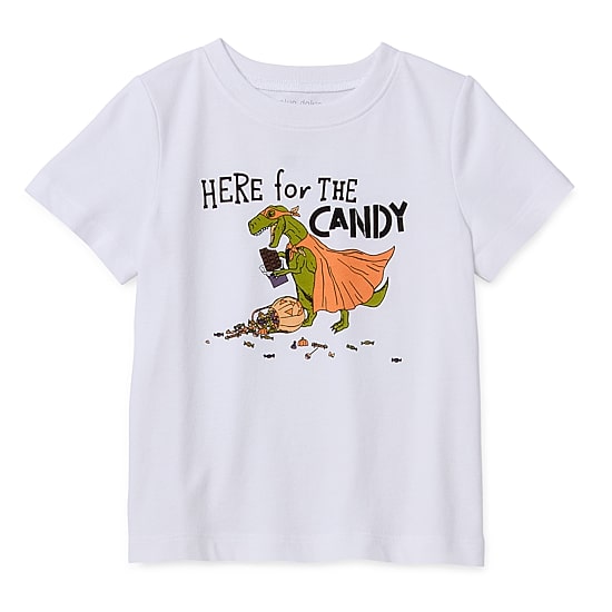 Okie Dokie Toddler & Little Boys Crew Neck Short Sleeve Regular Fit Graphic T-Shirt