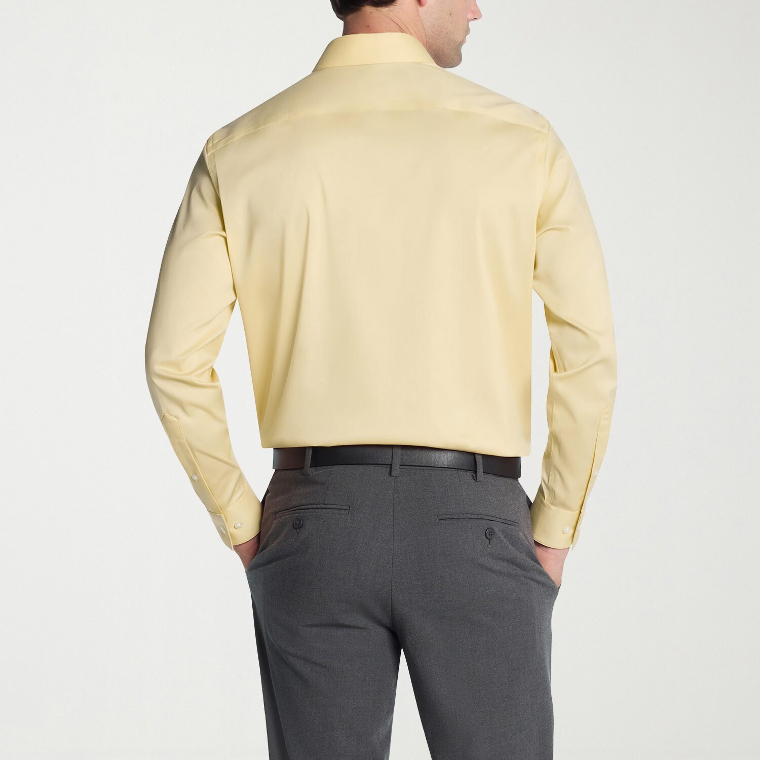 Van Heusen Ultra Flex Mens Regular Fit Stretch Fabric Wrinkle Free Long Sleeve Dress Shirt