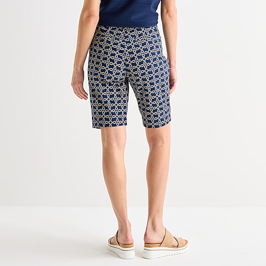 St. John's Bay Womens 11" Tall Bermuda Short