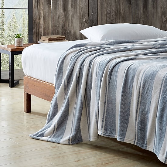 Eddie Bauer Stones Stripe Coverlet