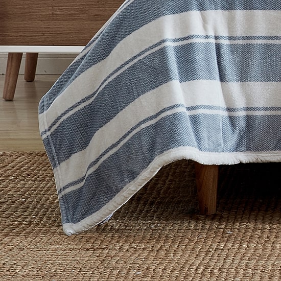 Eddie Bauer Stones Stripe Coverlet