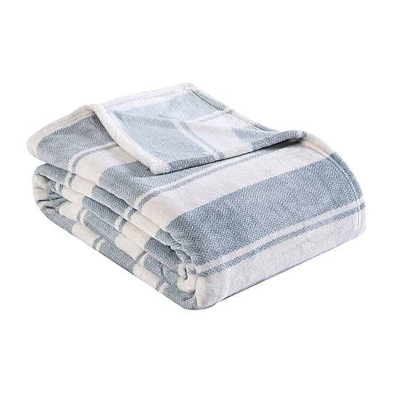 Eddie Bauer Stones Stripe Coverlet