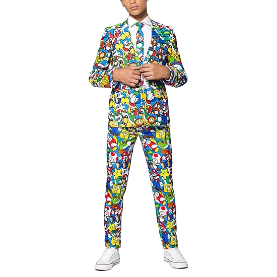 Opposuits Super Mario Big Kid Boys 3-pc. Suit Set