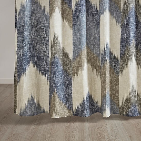 INK+IVY Alpine Cotton Printed Shower Curtain