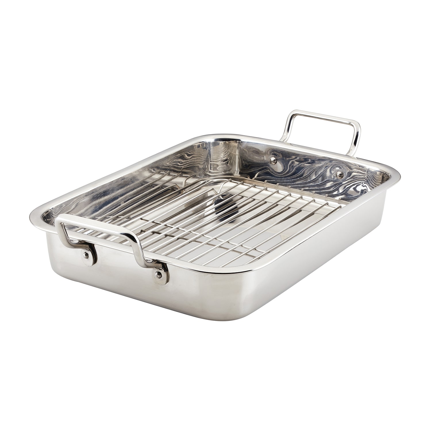 Farberware Stainless Steel 17"X12.25" Roaster with Rack