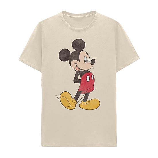 Mens Short Sleeve Mickey Mouse Graphic T-Shirt