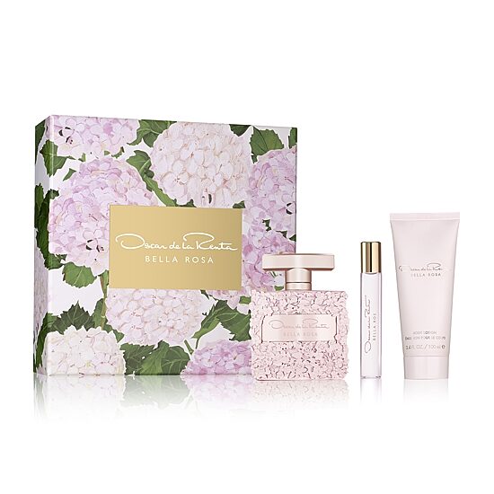 Oscar De La Renta Bella Rosa Eau De Parfum 3-Pc Gift Set ($169 Value) Perfume Set