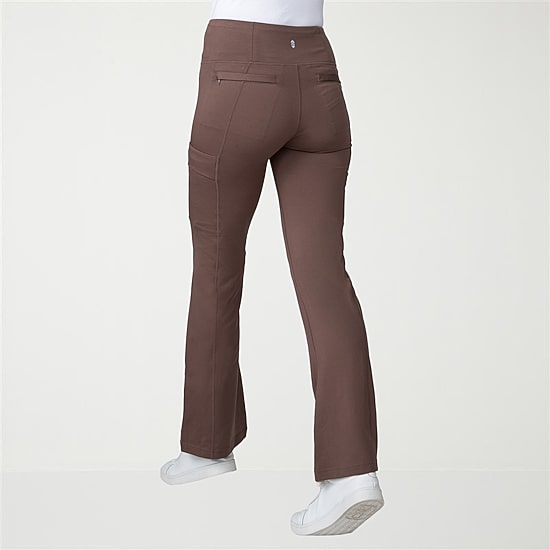 Free Country Womens Wide Leg High Rise Active Pull-On Pant