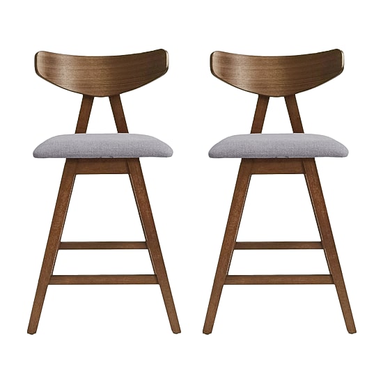 Stocker 2Pc Counter Height Upholstered Bar Stool