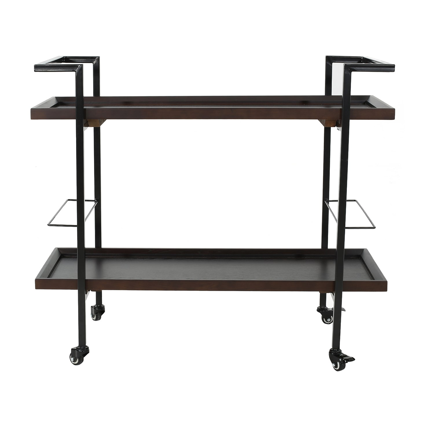 Gerard Wood-Top Serving Cart
