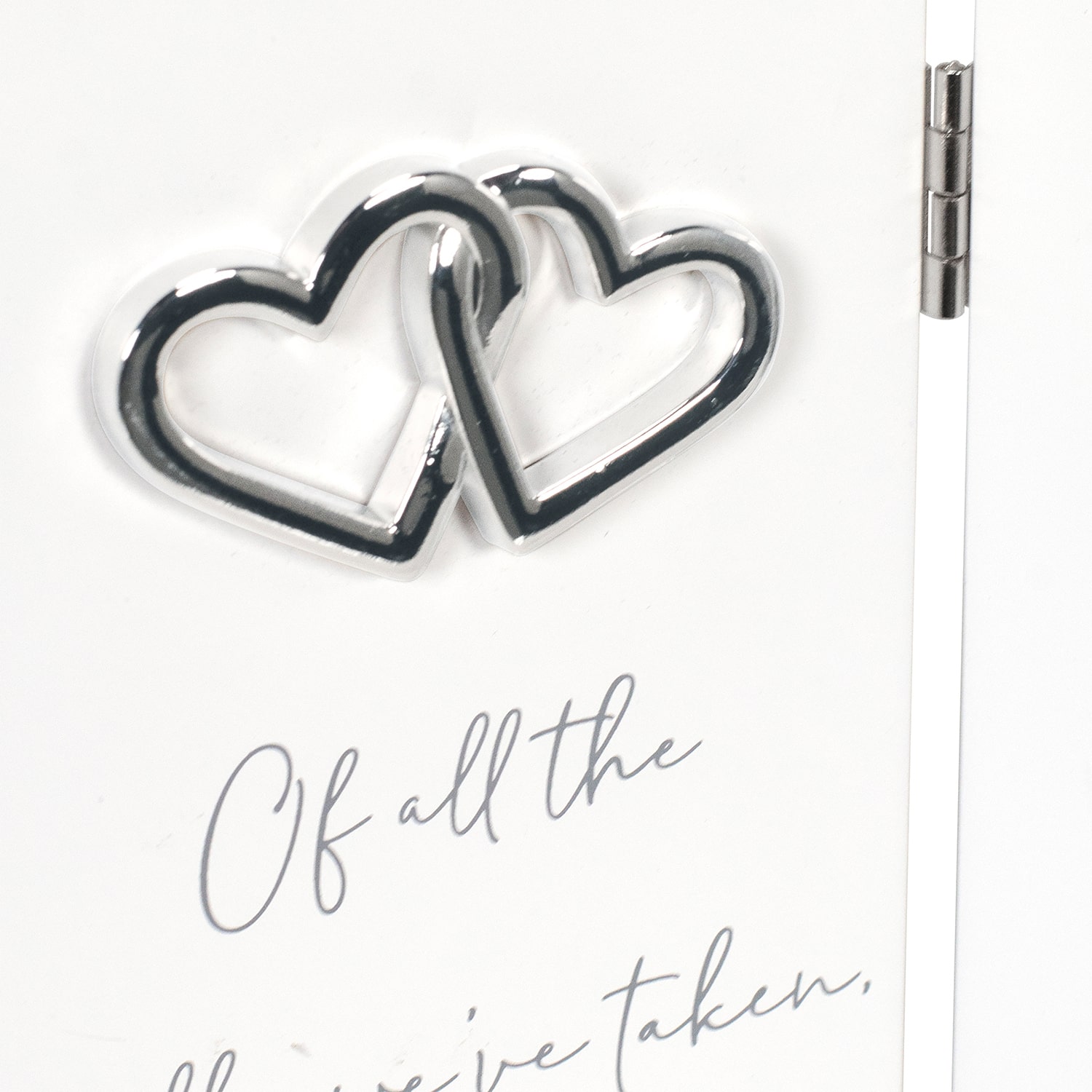 Malden "4""X6""/5""X7"" Of All The Walks Heart" Tabletop Frame