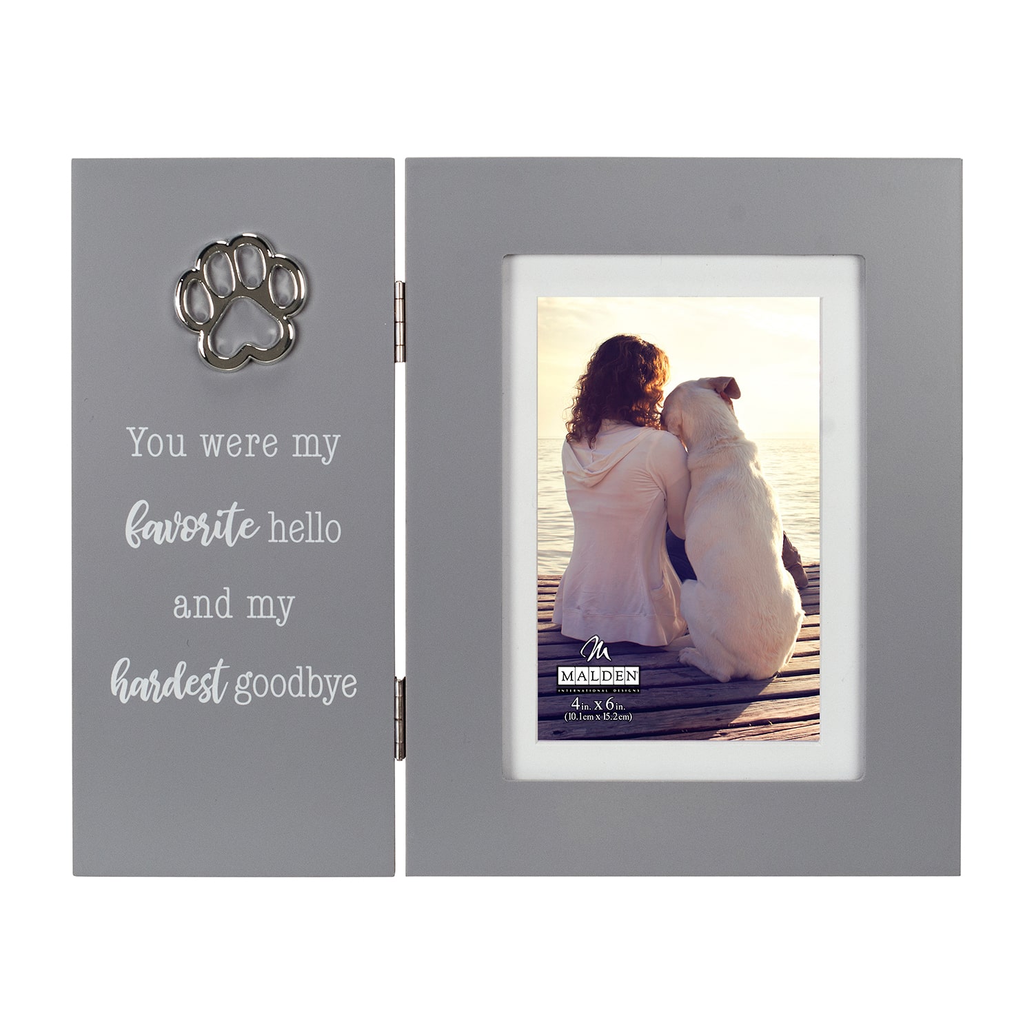 Malden 4"X6" & 5"X7" Pet Memorial Tabletop Frame