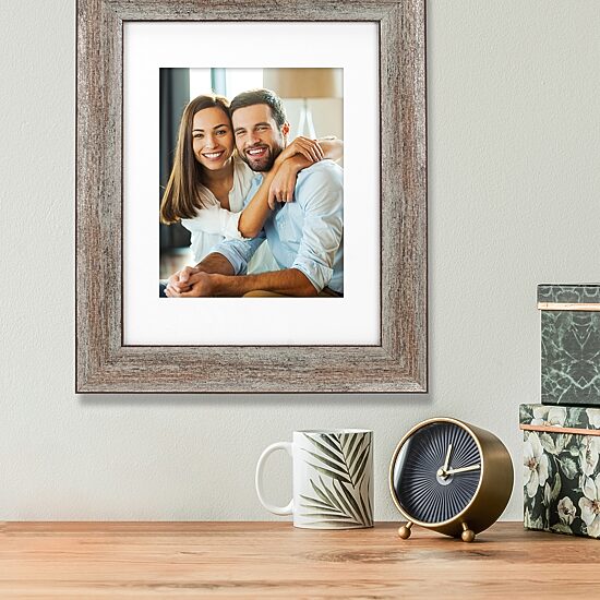 Malden 8x10 & 11x14 Silver Bronze Wall Frame