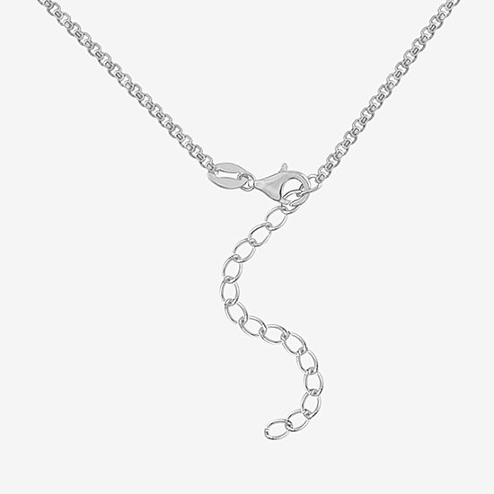 Diamonart Womens White Cubic Zirconia Sterling Silver 17 Inch Y Necklace