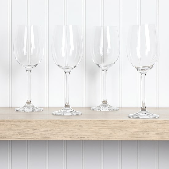 Martha Stewart Vivica 4-pc. White Wine Glasses