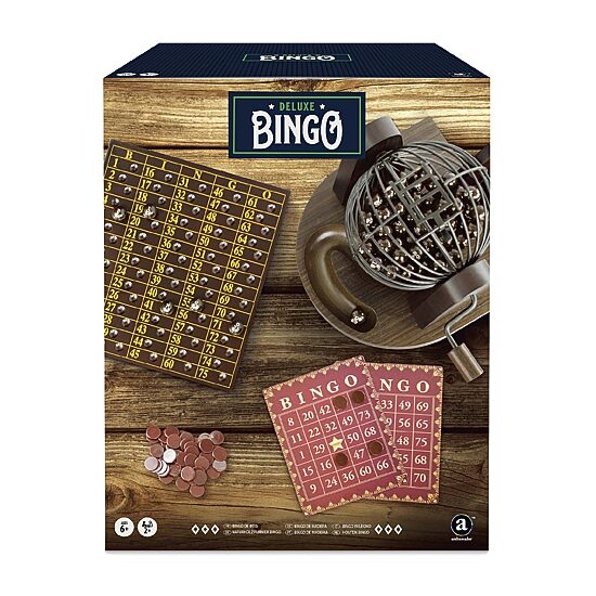 Merchant Ambassador Craftsman Deluxe Wood Bingo Game Set 390-pc. Board Game