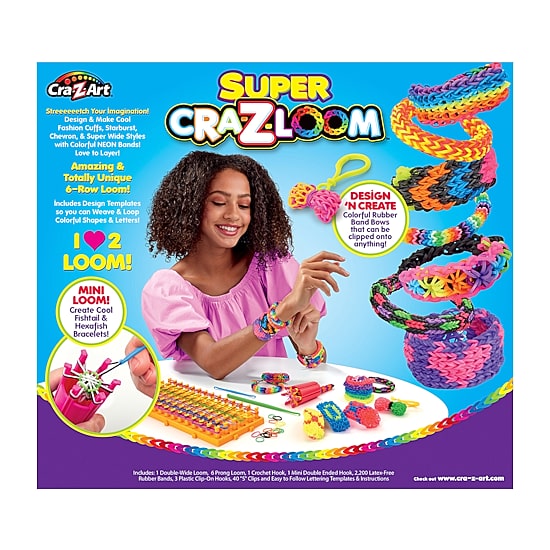 Cra-Z-Art Diy Bracelet Loom Kit Craft Kit