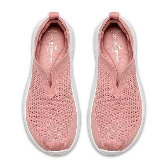 Clarks Solevana Knit Cloudsteppers Womens Round Closed Toe Slip-On Shoe