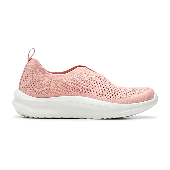 Clarks Solevana Knit Cloudsteppers Womens Round Closed Toe Slip-On Shoe
