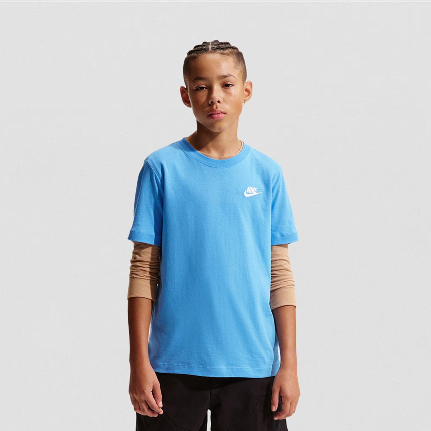 Nike Futura Big Kid Unisex Crew Neck Short Sleeve Regular Fit Graphic T-Shirt