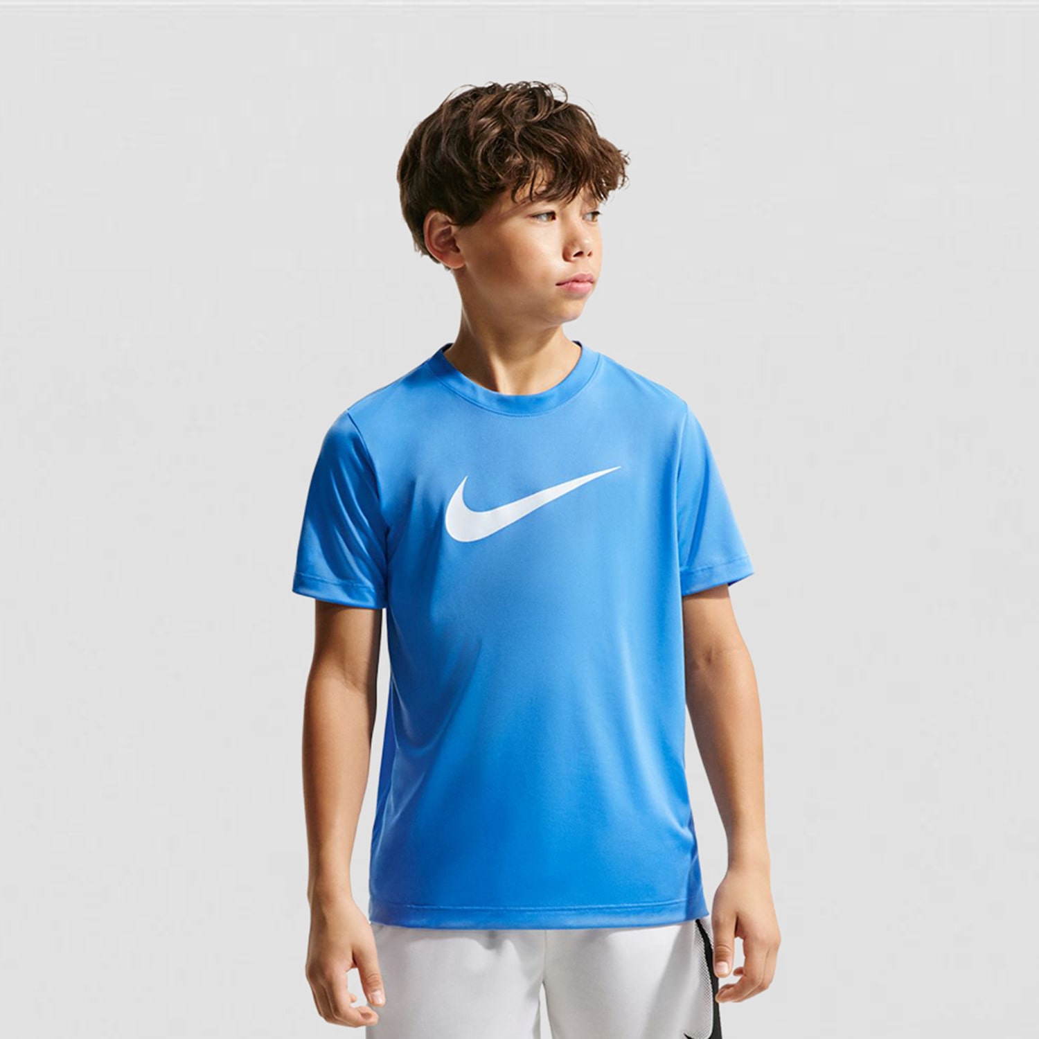 Nike Dri-Fit Swoosh Unisex Crew Neck Short Sleeve Regular Fit Graphic T-Shirt