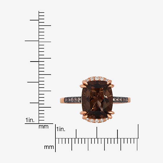 Le Vian® Ring featuring Grape Amethyst™ Chocolate Diamonds® Nude Diamonds™ set in 14K Strawberry Gold®