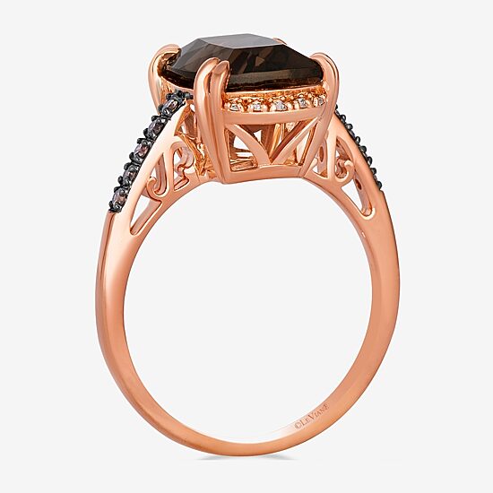 Le Vian® Ring featuring Grape Amethyst™ Chocolate Diamonds® Nude Diamonds™ set in 14K Strawberry Gold®