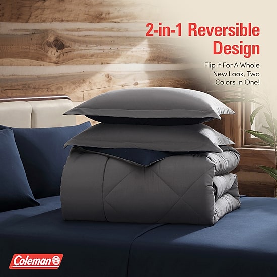 Coleman Reversible All Season Comforter Set