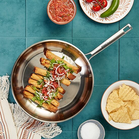 Jenny Martinez Stainless Steel 12" Frying Pan