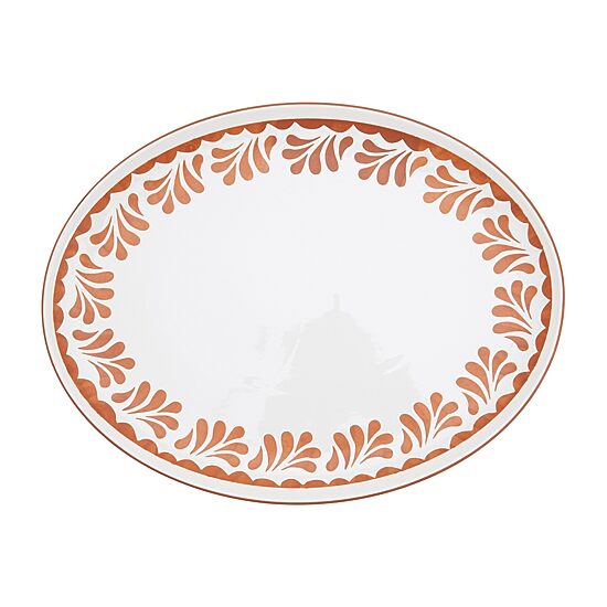 Jenny Martinez 16"X12" Oval Stoneware Serving Platter