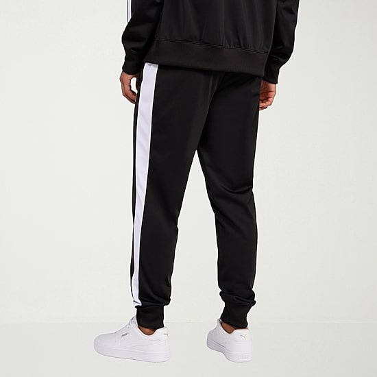 PUMA Mens Tapered Mid Rise Regular Fit Track Pant