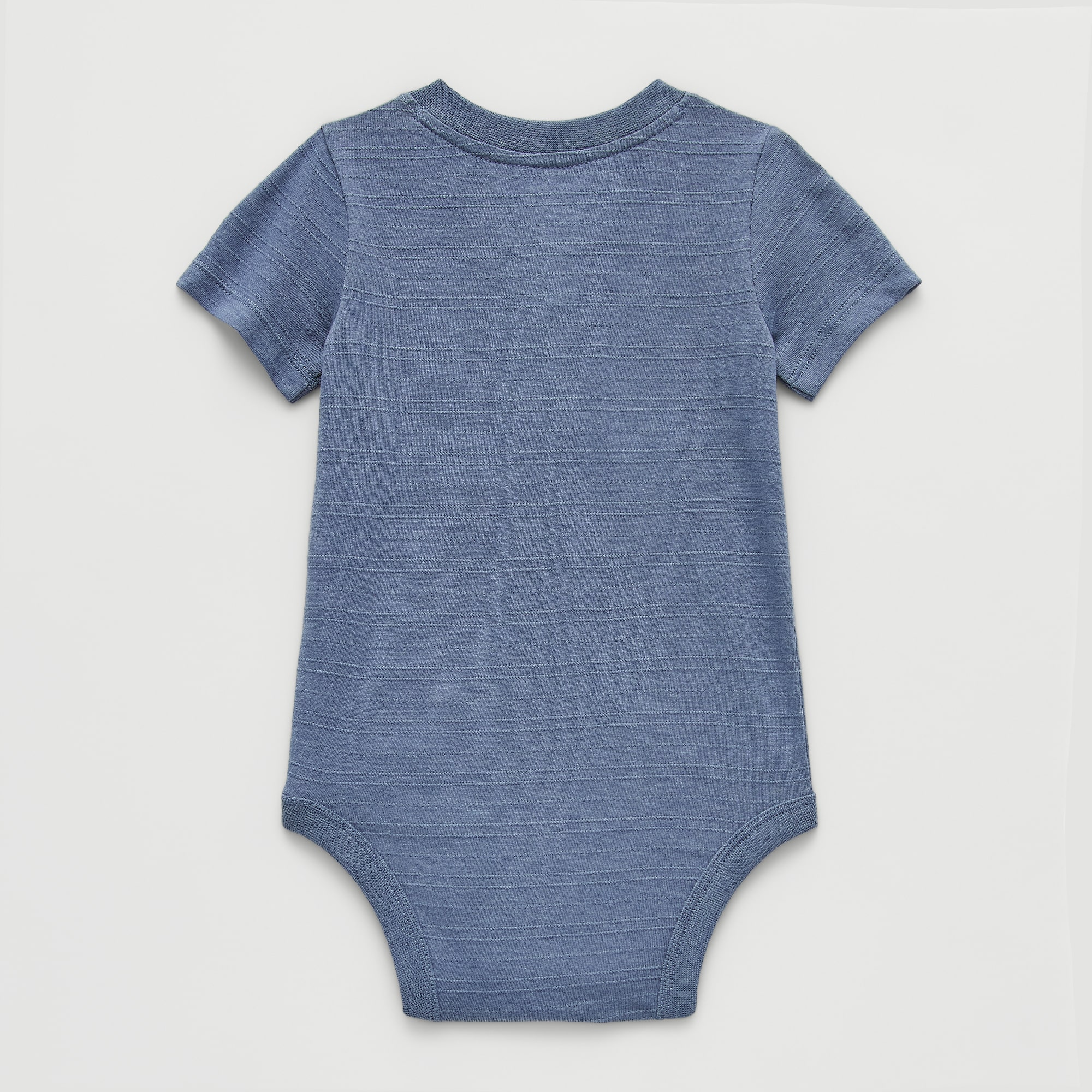 Okie Dokie Baby Boys Henley Neck Short Sleeve Bodysuit