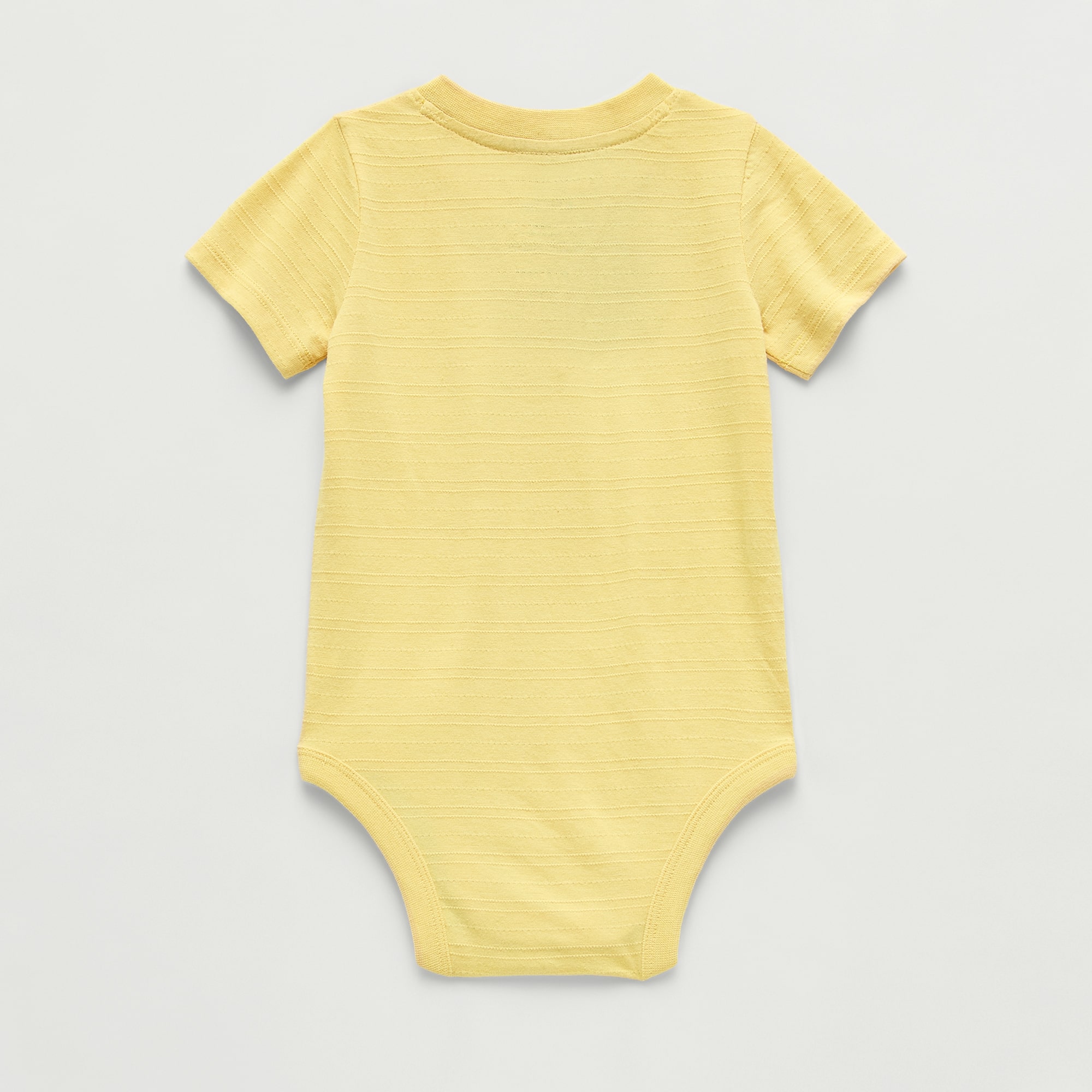 Okie Dokie Baby Boys Henley Neck Short Sleeve Bodysuit