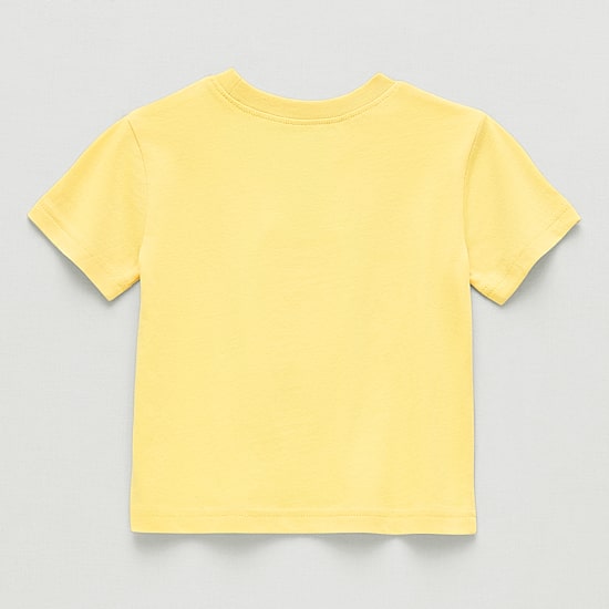 Okie Dokie Baby Boys Round Neck Short Sleeve Regular Fit Graphic T-Shirt