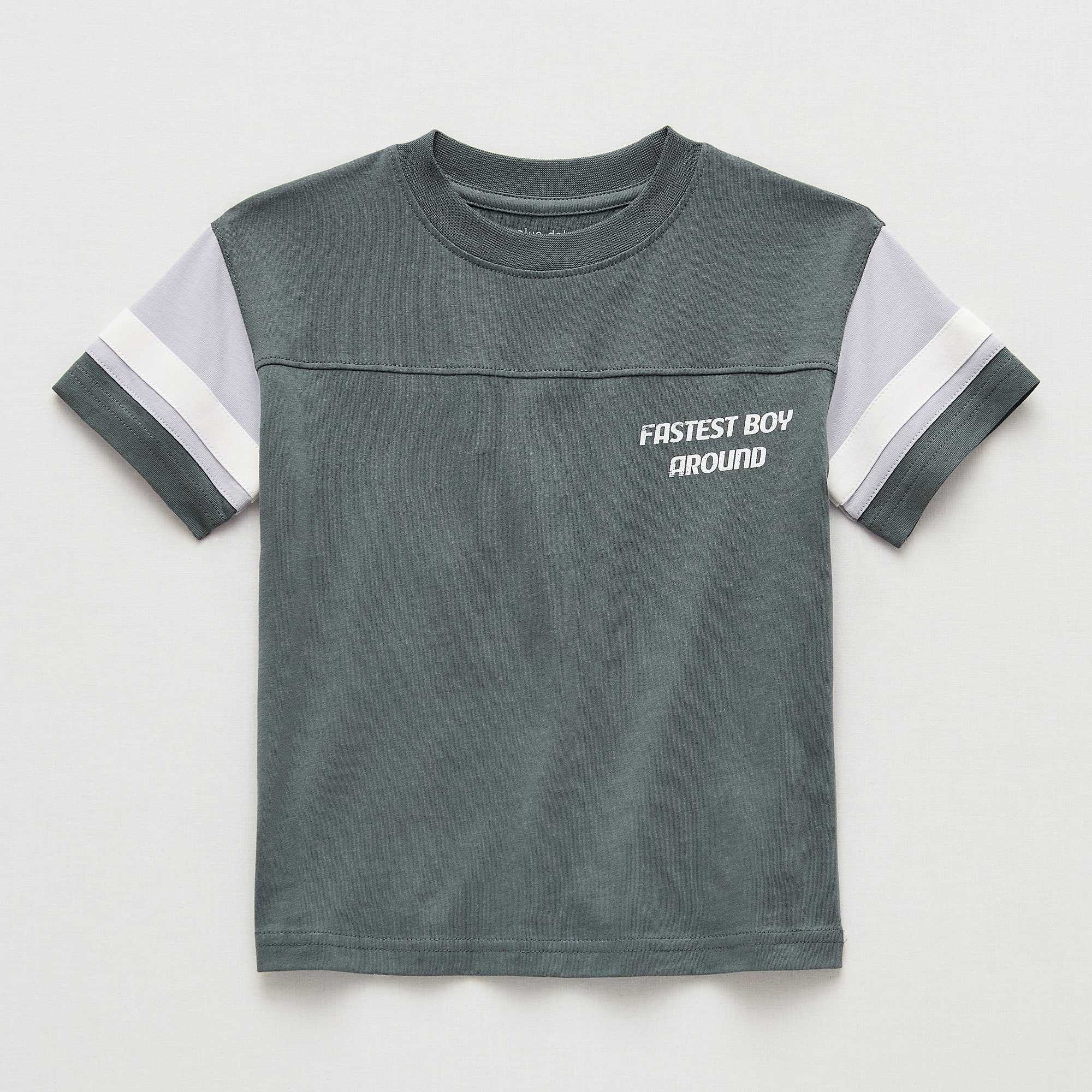 Okie Dokie Toddler & Little Boys Round Neck Short Sleeve Relaxed Fit Graphic T-Shirt