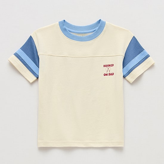 Okie Dokie Toddler & Little Boys Round Neck Short Sleeve Relaxed Fit Graphic T-Shirt