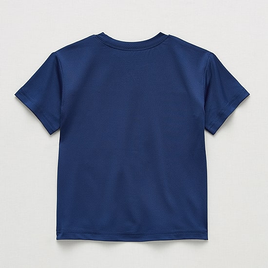 Okie Dokie Active Toddler & Little Boys Crew Neck Short Sleeve Regular Fit Graphic T-Shirt