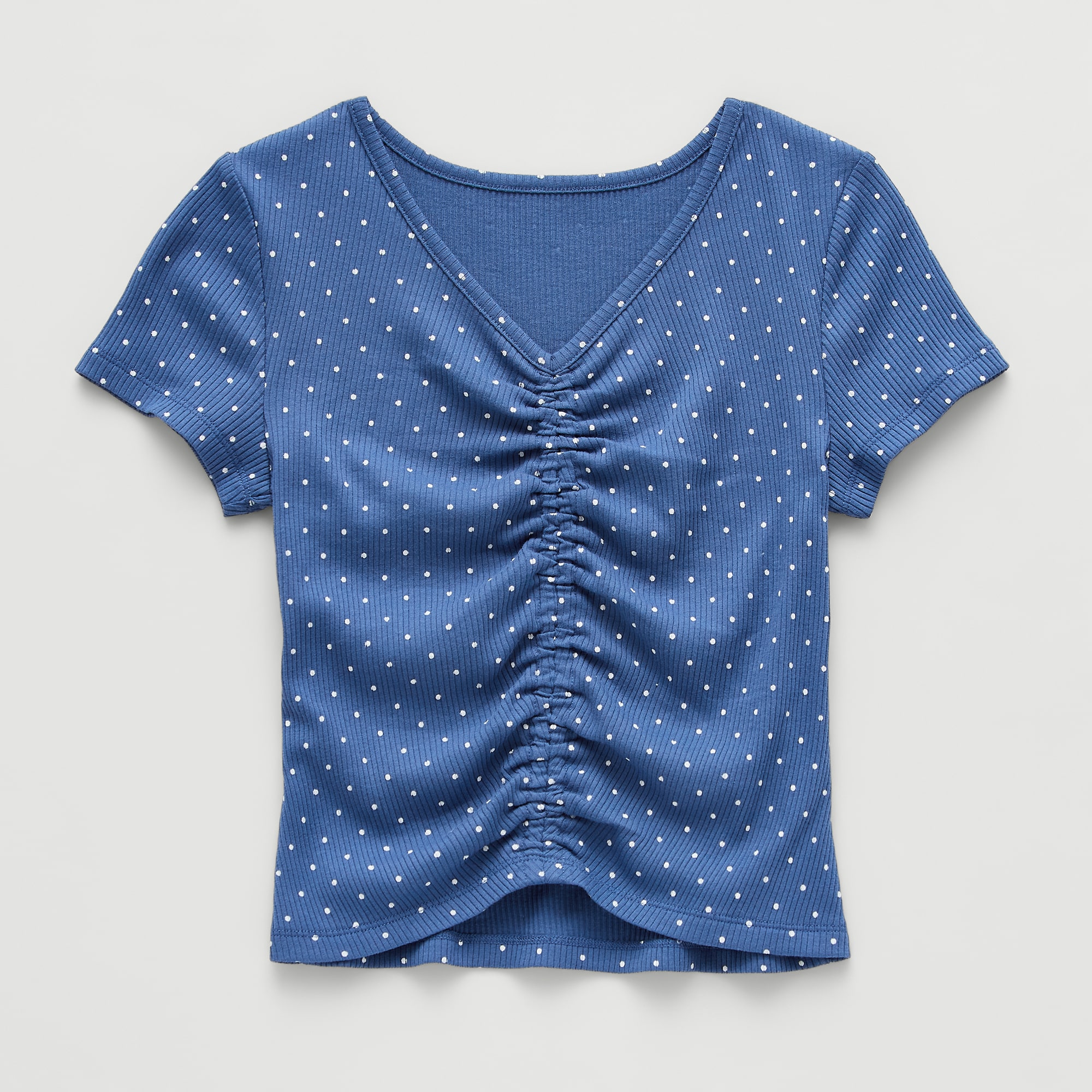 Thereabouts Little & Big Kid Girls V Neck Short Sleeve T-Shirt