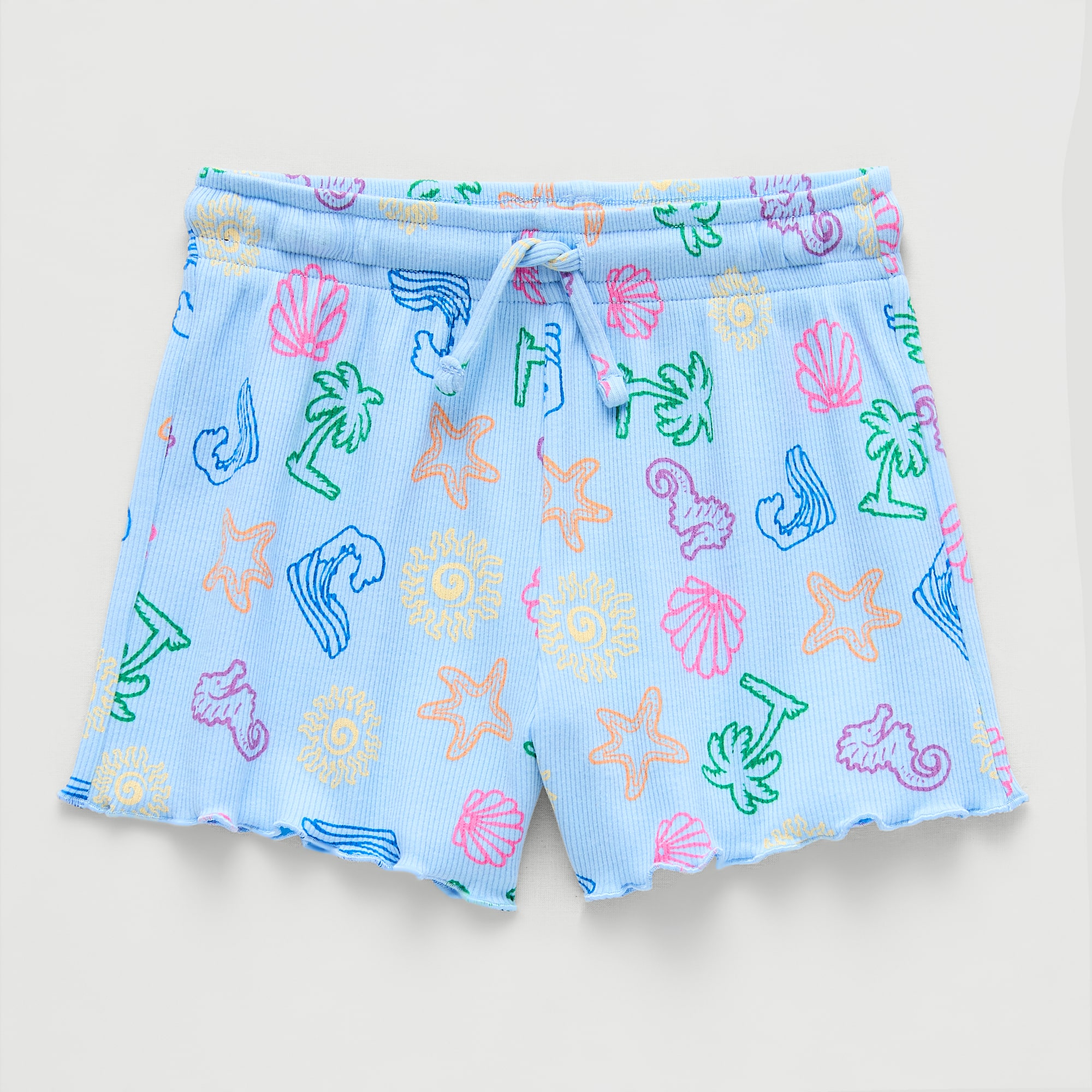 Thereabouts Little Girls Mid Rise Pull-On Short
