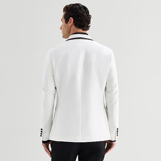 J. Ferrar Evening Edition Shine Mens Slim Fit Tuxedo Jacket