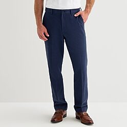 stafford classic fit dress pants Stafford Classic Fit Men's Dress Pants Khaki Tan Travel Suit Trousers 40x29
